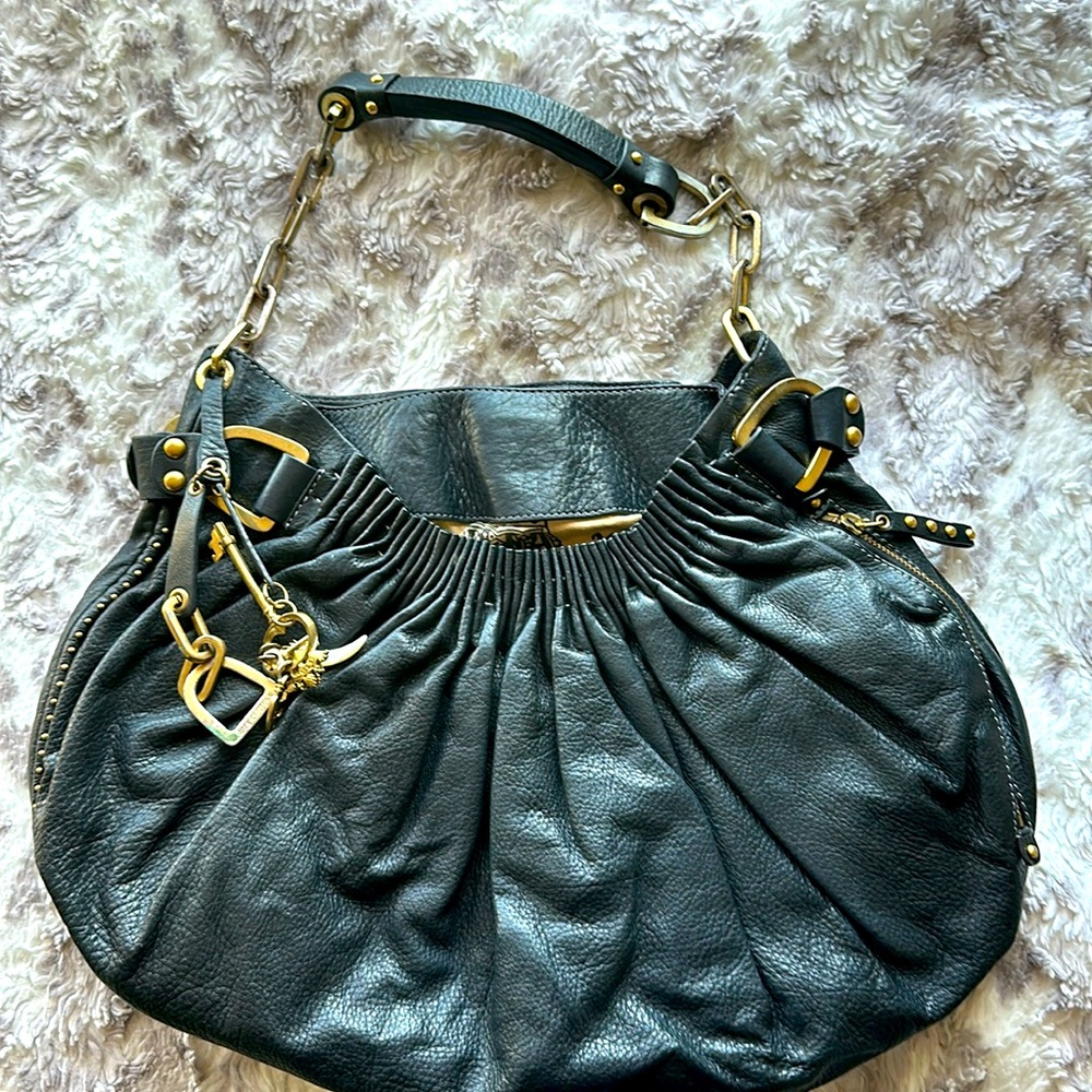 Genuine, leather, juicy couture handbag
